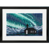 Kirke i nordlys, bilde 18x13cm