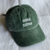 Caps - resting knitface - grønn