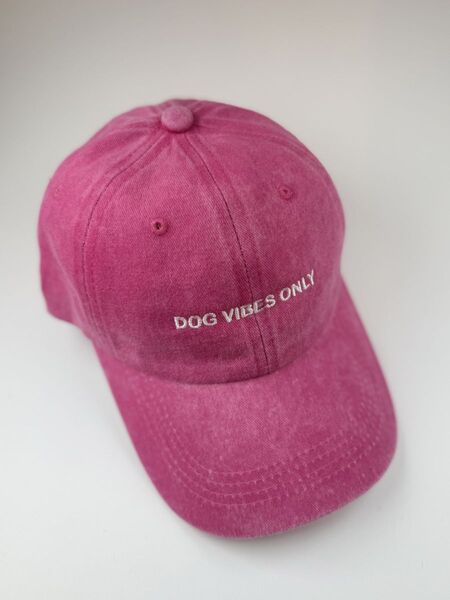 Caps - dog vibes only, rosa