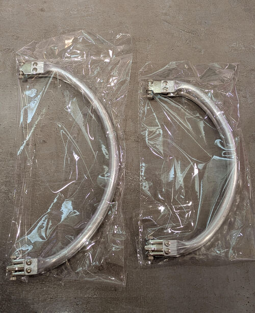 Buet ramme til veske, 19cm