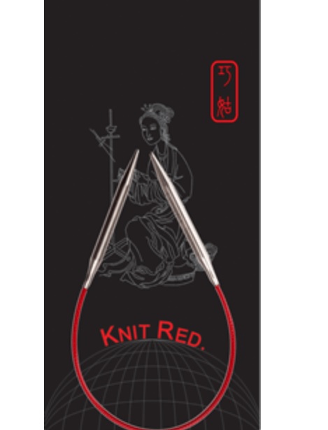 5,0 Chiaogoo knit red 23cm
