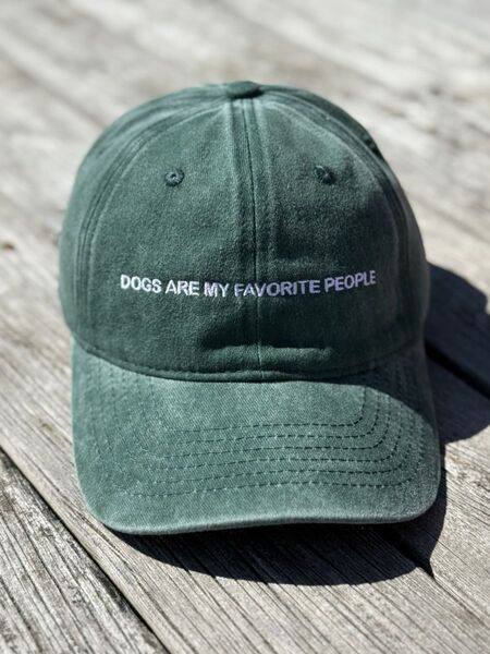 Caps - dogs are my favorite people, grønn