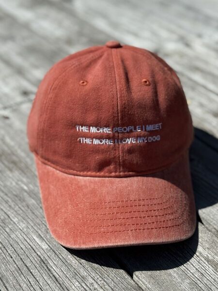 Caps - the more people I meet...., orange