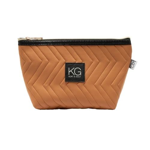 Liten veske m/struktur, cognac