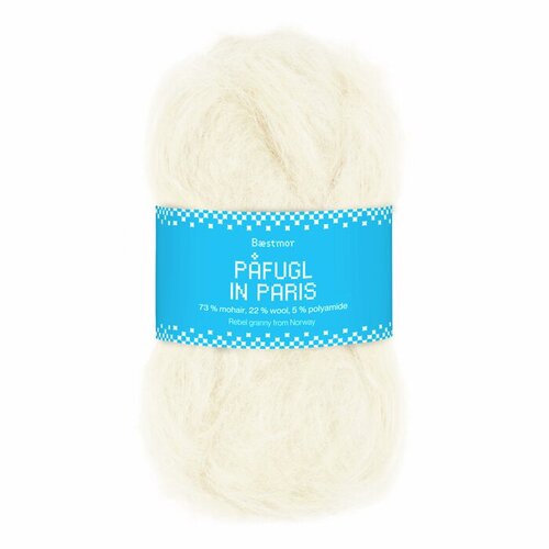 0020 Påfugl in Paris - off-white