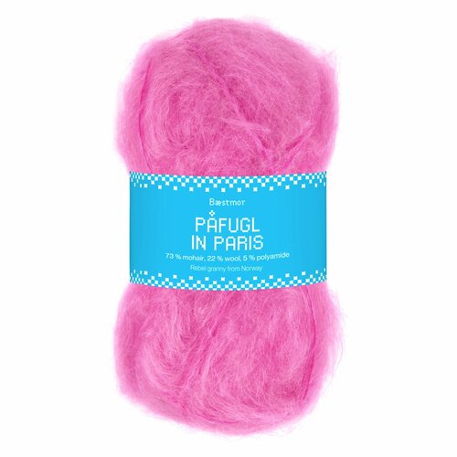 7952 Påfugl in Paris - fuchsia