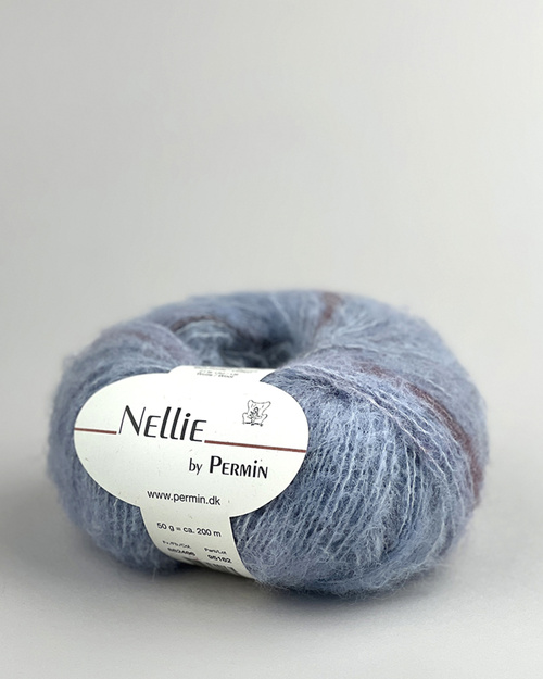 12 Nellie - lys blå/rosa/bordeaux
