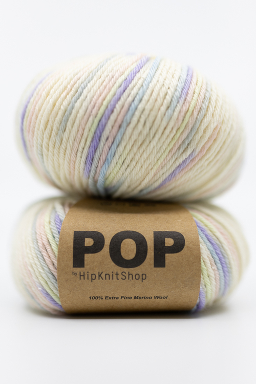 Hip Pop Merino - pastel mix