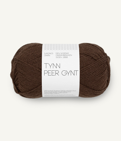 3082 Tynn Peer Gynt - mørk brun