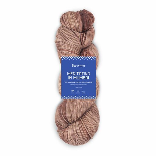 107 Meditating in Mumbai - chai spice print