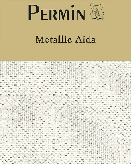 Metallic Aida 55x50cm 5,4 tr/cm – gold