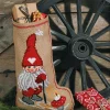 Nisse og sopp, julestrømpe 36x60cm