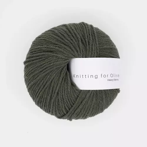 Olives Heavy Merino - flaskegrøn