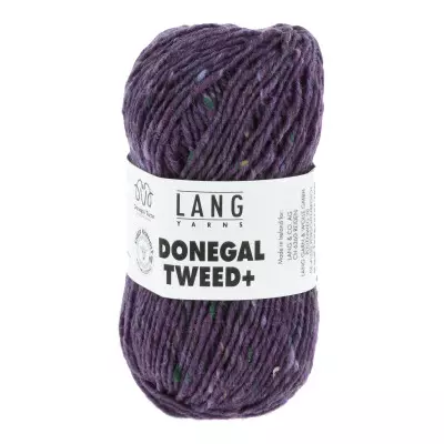 90 Donegal Tweed + - purple
