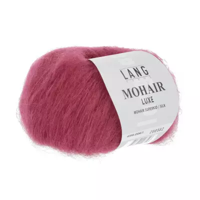 0061 Mohair Luxe - geranium