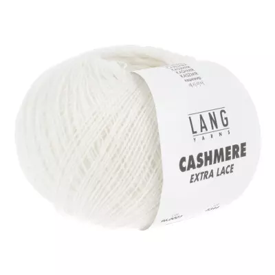 01 Cashmere Extra Lace - white