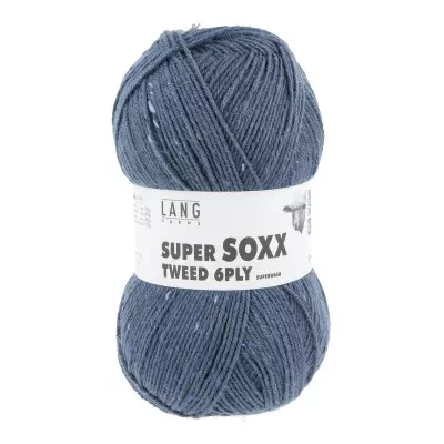 34 Super Soxx Tweed 6-ply - jeans