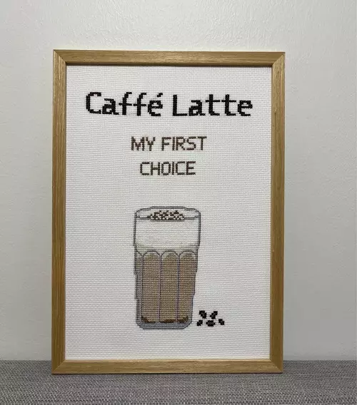 Caffé latte, bilde 20x29cm