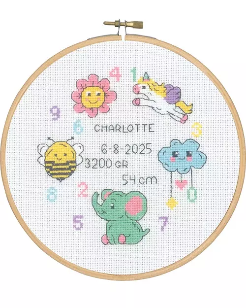 Dåpsbilde Charlotte, bilde Ø 18cm