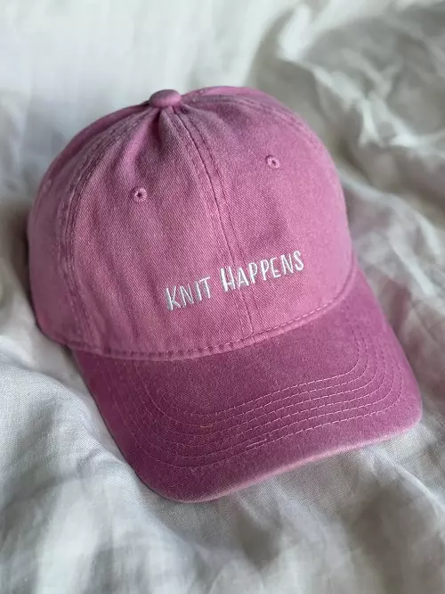 Caps - knit happens, rosa