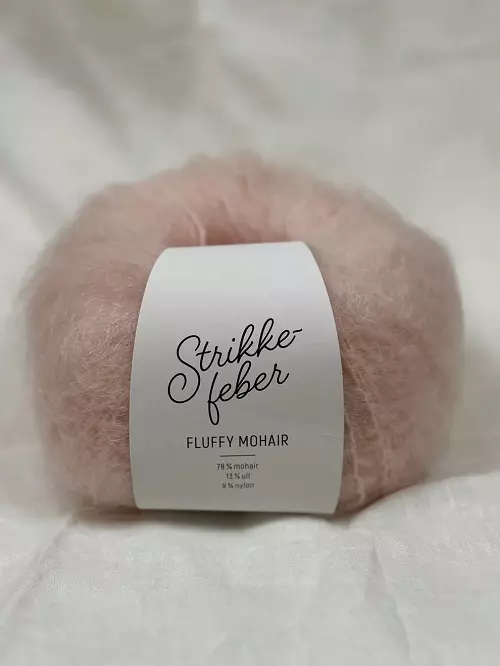 181 Fluffy Mohair - rose water