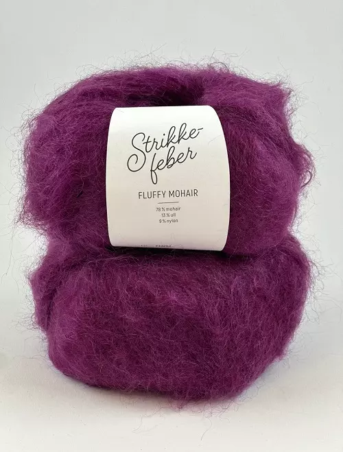 252 Fluffy Mohair - plomme