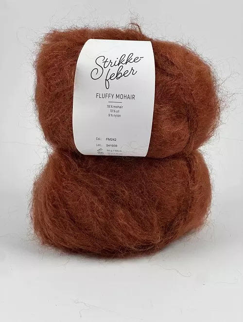 242 Fluffy Mohair - melkesjokolade