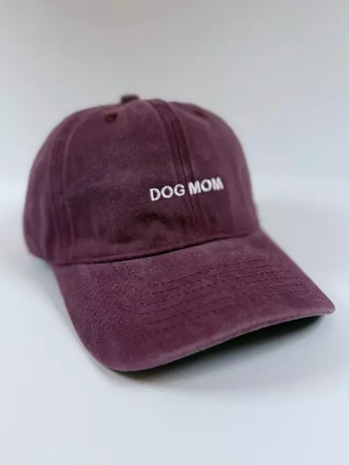 Caps - dog mom, vinrød