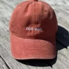Caps - dog mom, orange