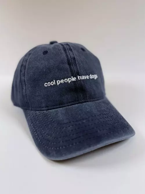 Caps - cool people have dogs, mørk blå