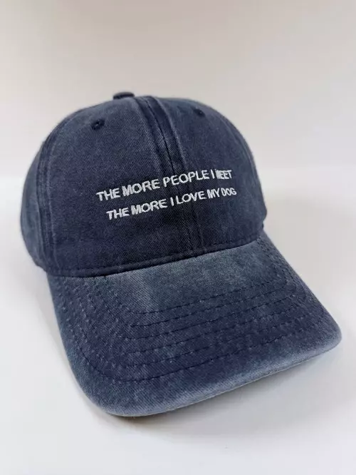 Caps - the more people I meet..., mørk blå