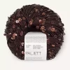 3086 Paljett - espresso sparkle