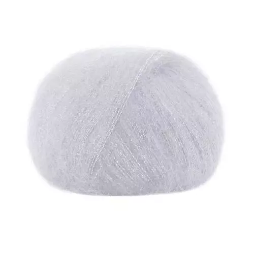 6033 LG Silk Mohair Lux - pearl