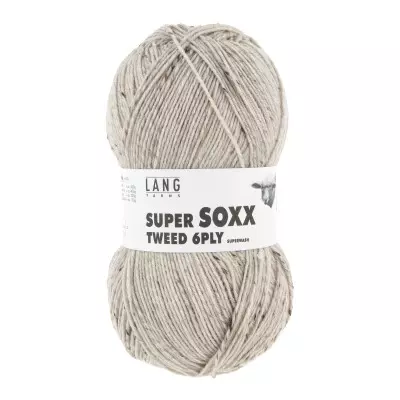 26 Super Soxx Tweed 6-ply - beige