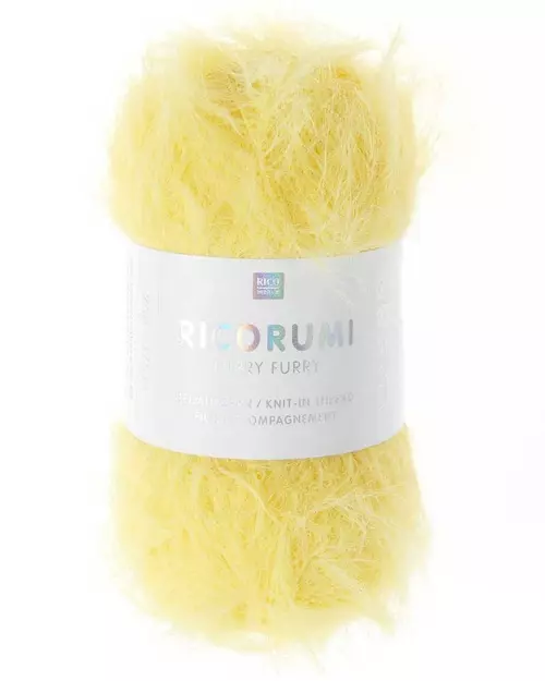 002 Furry Furry - yellow