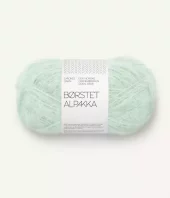 7911 Børstet Alpakka - mint green