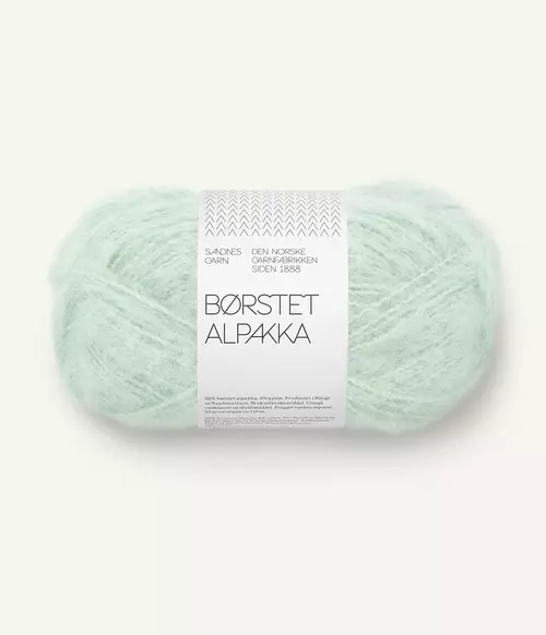 7911 Børstet Alpakka - mint green