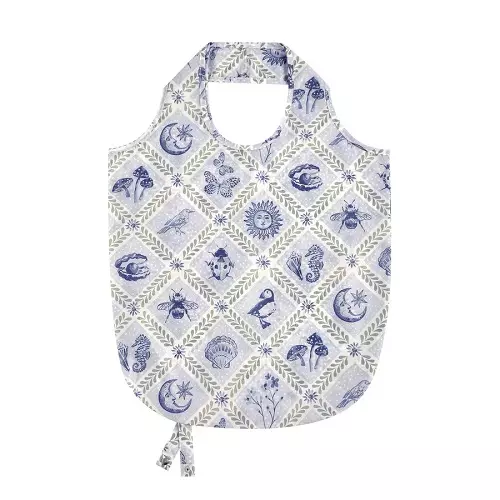 Roll-up bag, coastal treasures