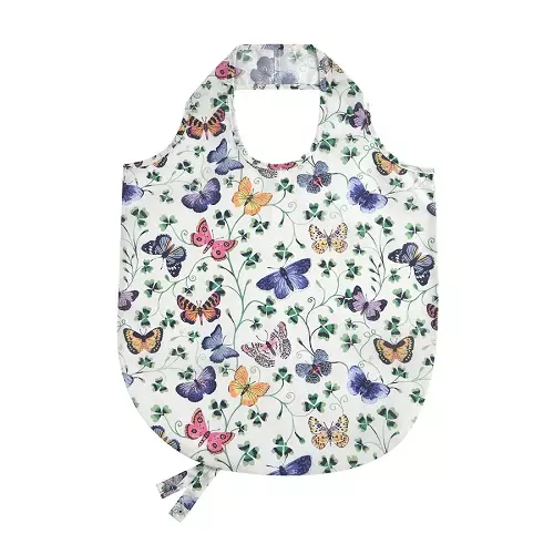 Roll-up bag, butterfly grove blue