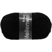 8814 Meilenweit 6-ply - svart