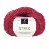 934 Sterk - dyp rød tweed