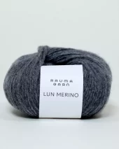 82 Lun Merino - mellomgrå