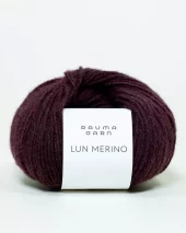 42 Lun Merino - mørk burgunder