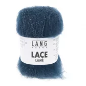 10 Lace Lamé - steel blue