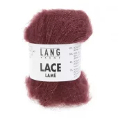62 Lace Lamé - wine red