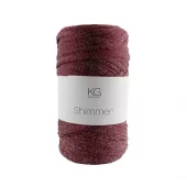 48 Shimmer - burgunder/sølv