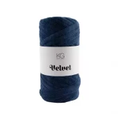 27 Velvet - mørk blå
