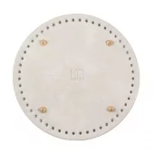 Veskebunn Ø20cm, lys grå