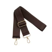 Skulderreim 130cm, mørk brun