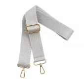 Skulderreim 130cm, lys grå